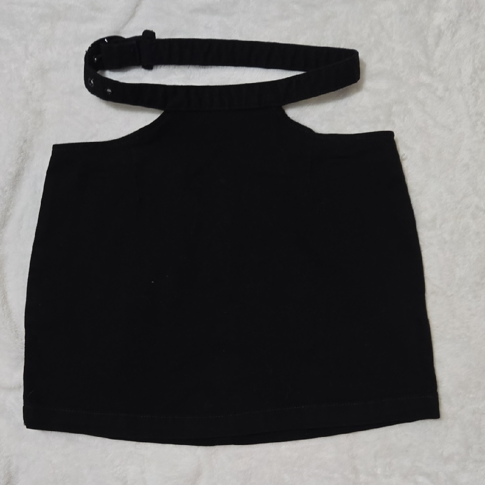 WeWoreWhat Black Cutout Skirt NWT